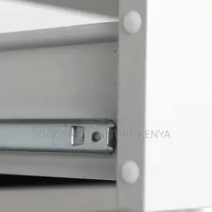 Cabinets:Full Glass 2-Door Chalk Storage Office Cabinet