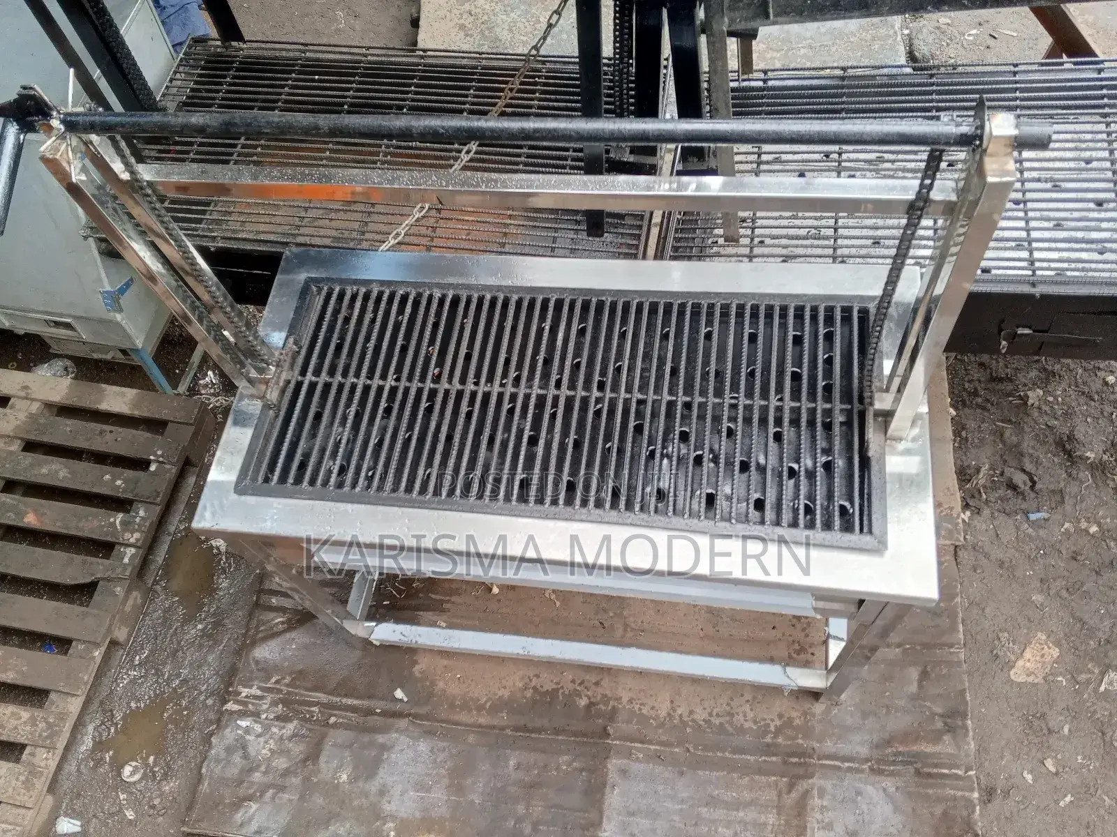 Steel Charcoal Grill