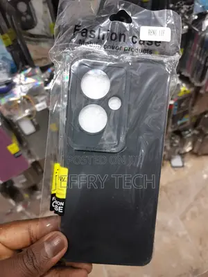 Silicone Case for Oppo Reno11 F Shockproof Phone Case-Black