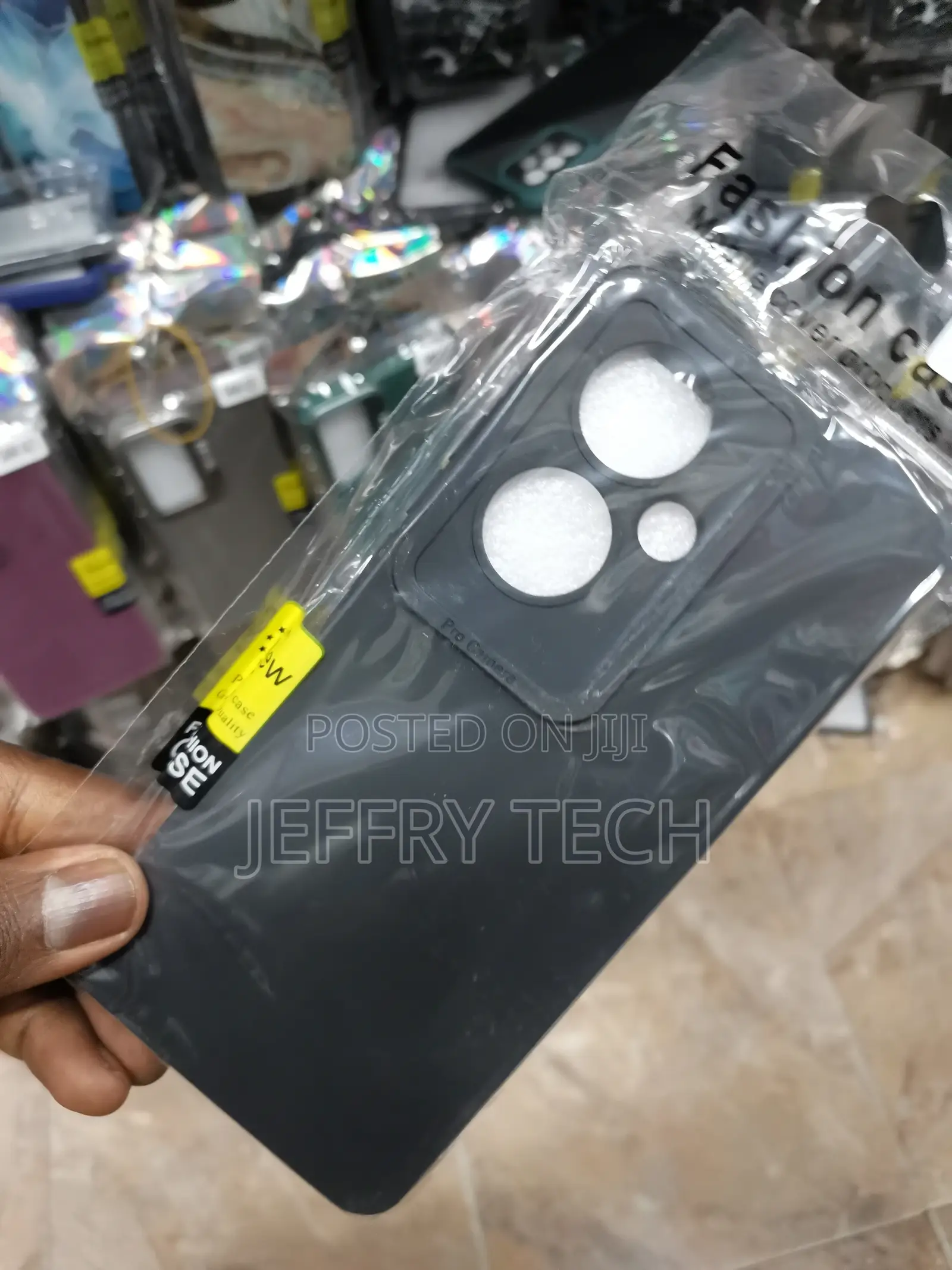 Silicone Case for Oppo Reno11 F Shockproof Phone Case-Black