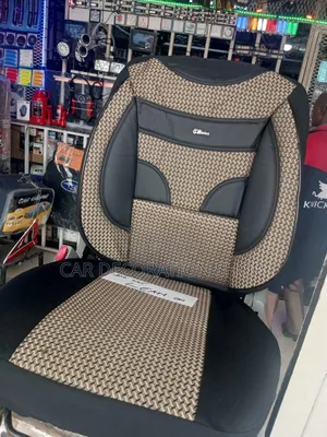 5 Seater Heavy Fabric Black Baije Seat Covers