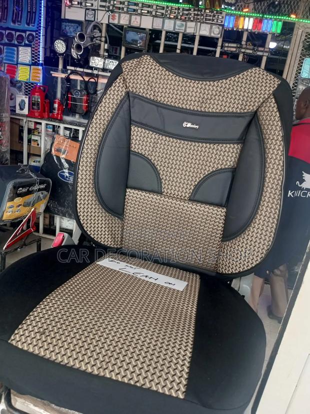 5 Seater Heavy Fabric Black Baije Seat Covers