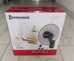 Premier Wall Fan 16inches With Remote Control