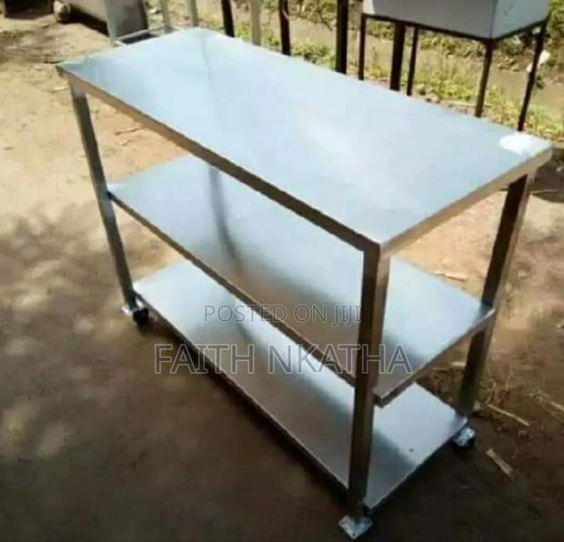 Stainless Steel Kitchen Table - main view