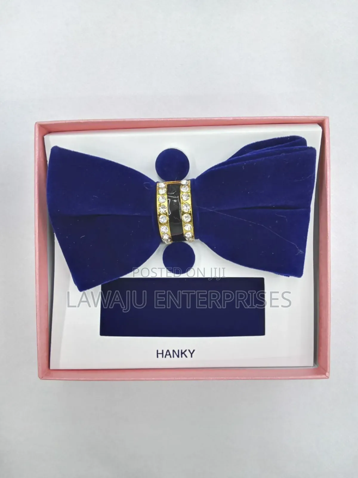 Velvet Bow Tie Set