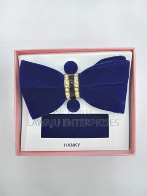 Velvet Bow Tie Set