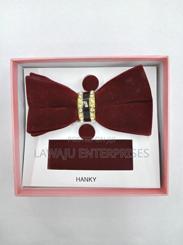 Velvet Bow Tie Set - thumbnail 3