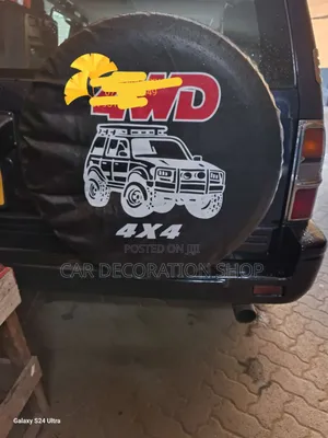 Car Canvas Spare Tyre Cover in 15/16/17 Inch Tyres