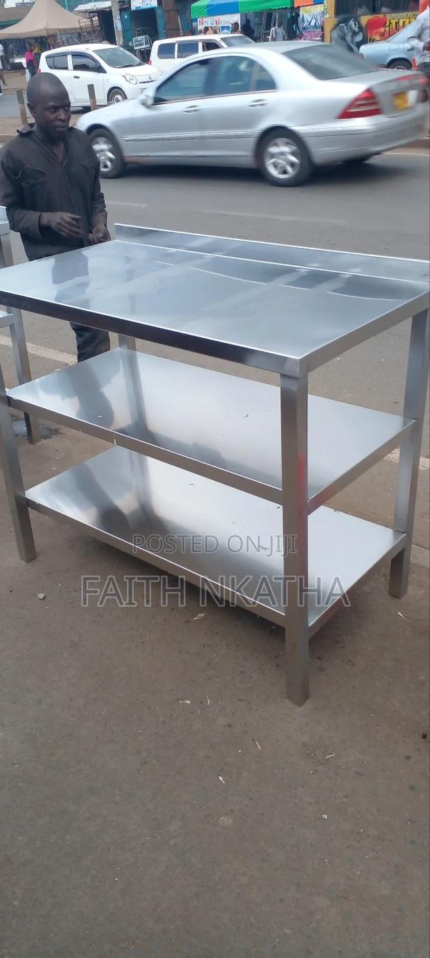 Stainless Steel Kitchen Table - thumbnail 2