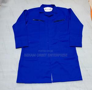 Twill Royal Blue Dustcoat - main view