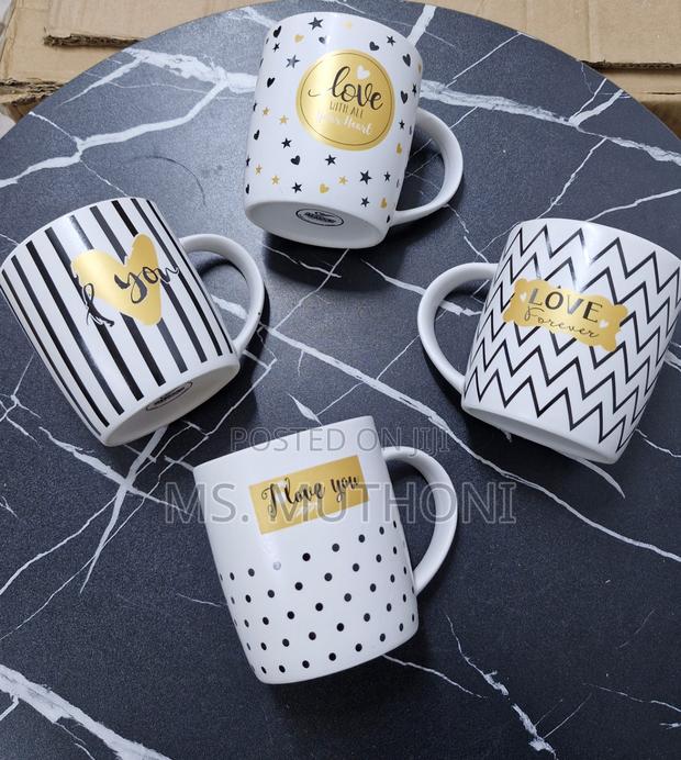 6 Ceramic Coffee/ Tea Mug Set
