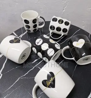 6 Ceramic Coffee/ Tea Mug Set