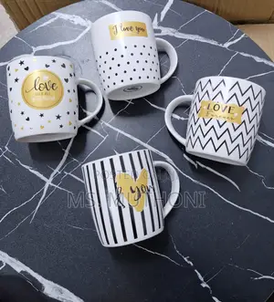 6 Ceramic Coffee/ Tea Mug Set