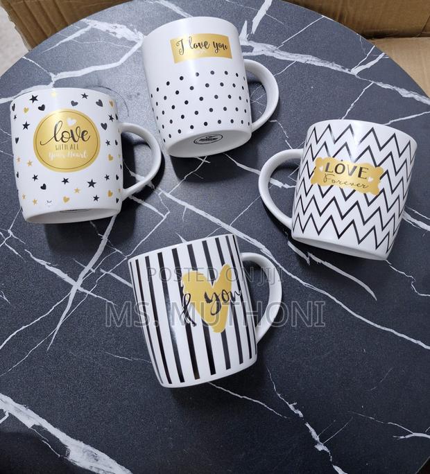 6 Ceramic Coffee/ Tea Mug Set - thumbnail 2