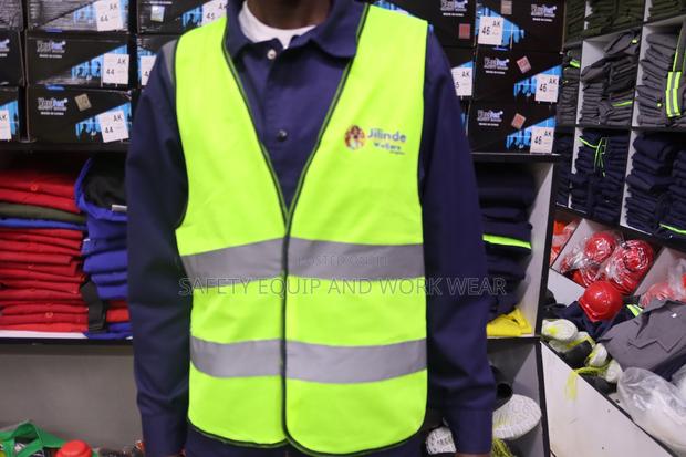 Lightweight Velcro Reflective Vests Branded - main view