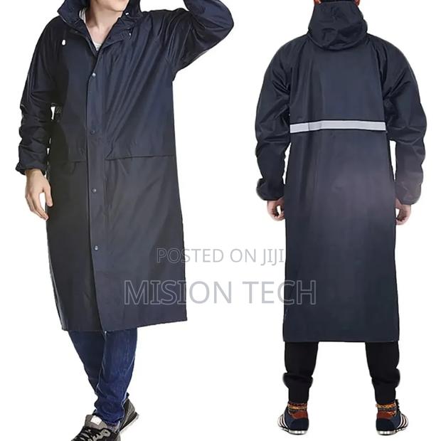 *Adult Raincoat With Cap.Very High Quality Length