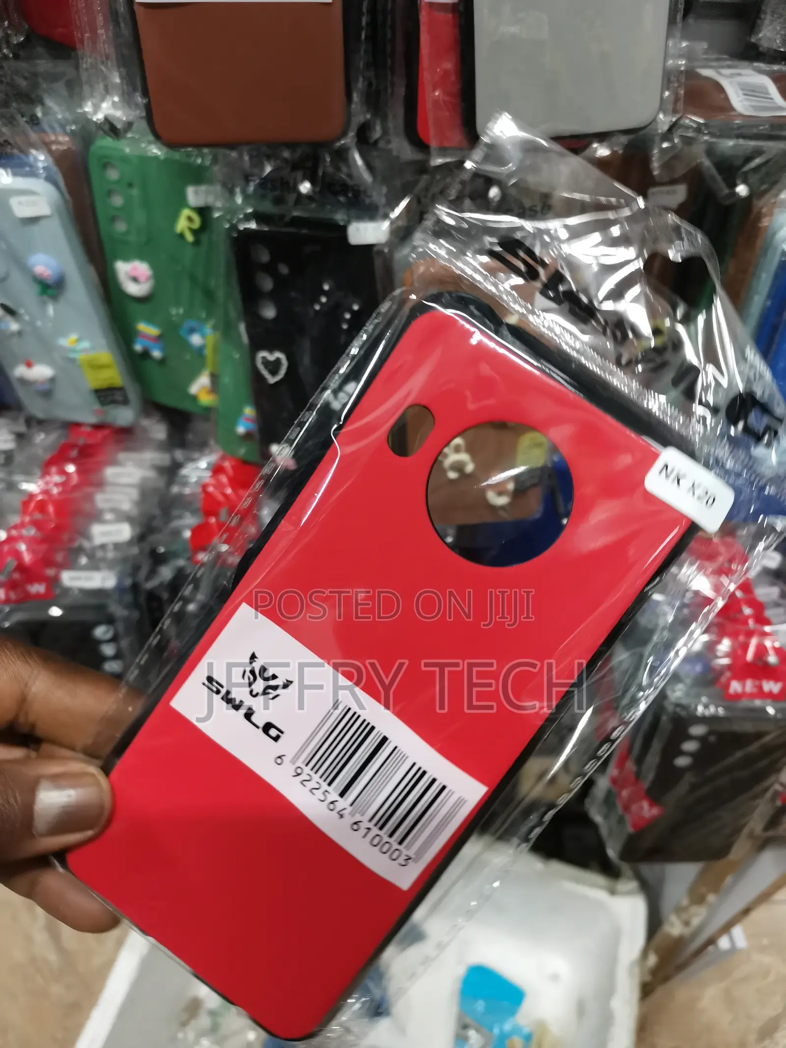 Soft Silicon Back Cover for Nokia X20,Drop Protective-Red
