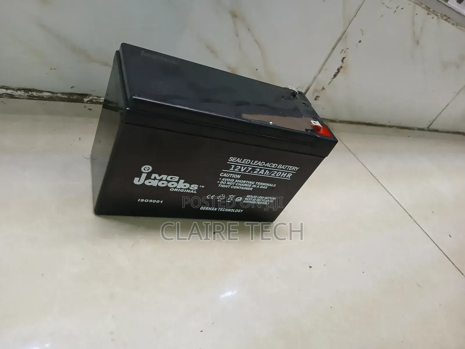 Mg Jacobs 12V Battery for Toys and Motorcycles.