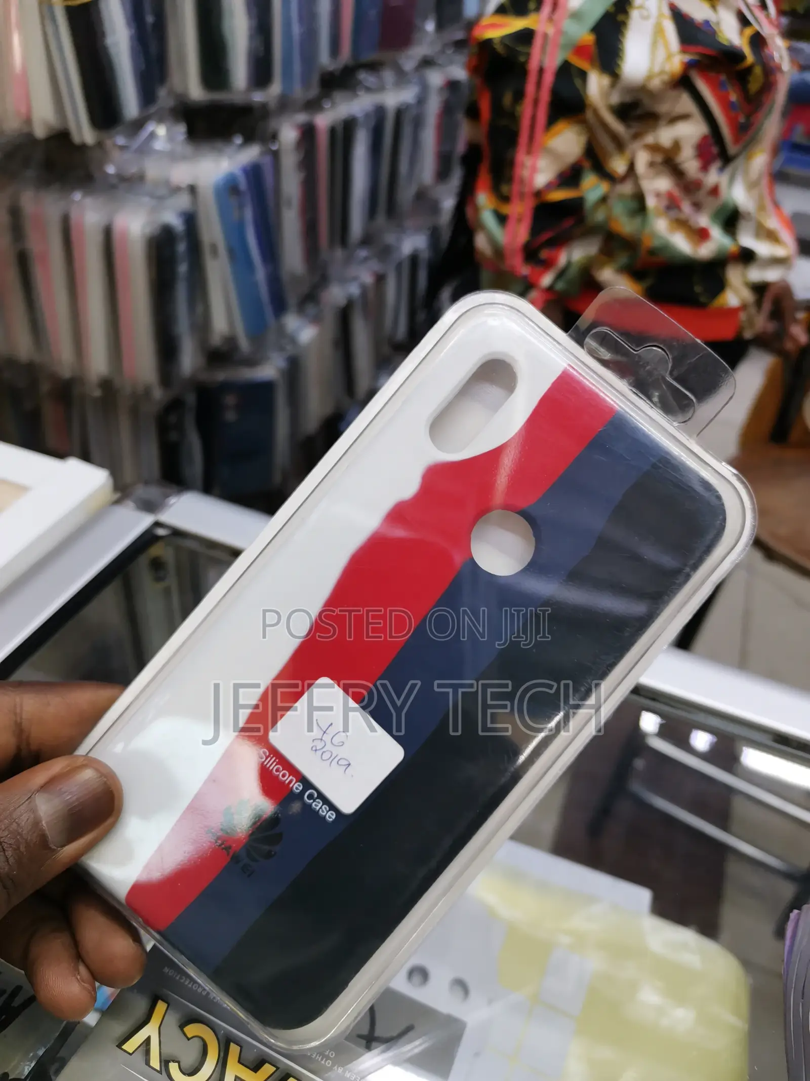 Back Cover for Huawei Y6 2019 Rainbow Design-Multicolor