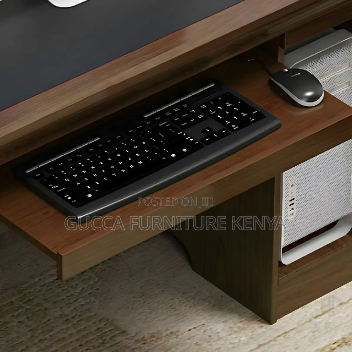Office Tables:120cm Boss Office Desk With Drawers and Lock