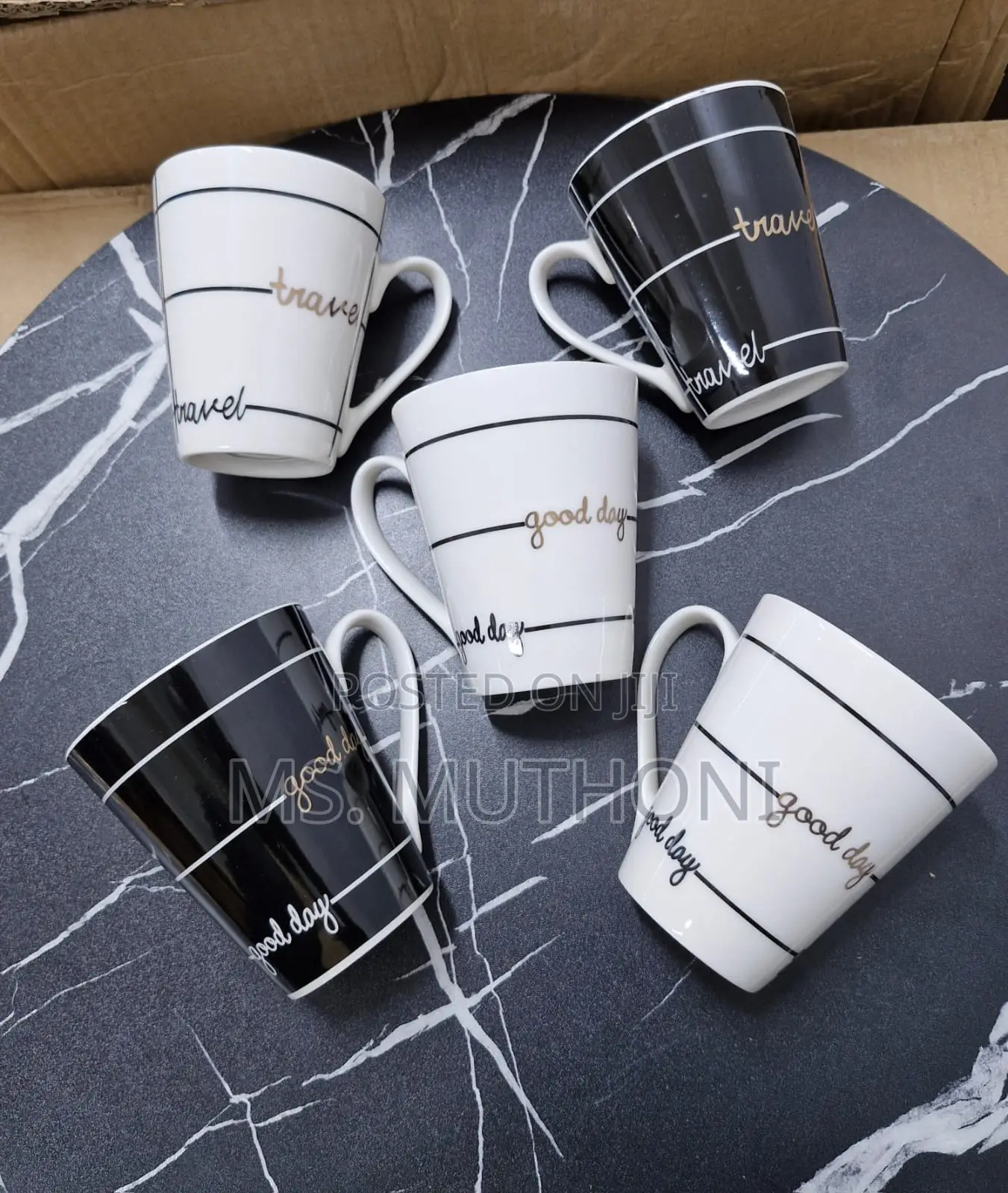 Good Day Ceramic Coffee/ Tea Mugs