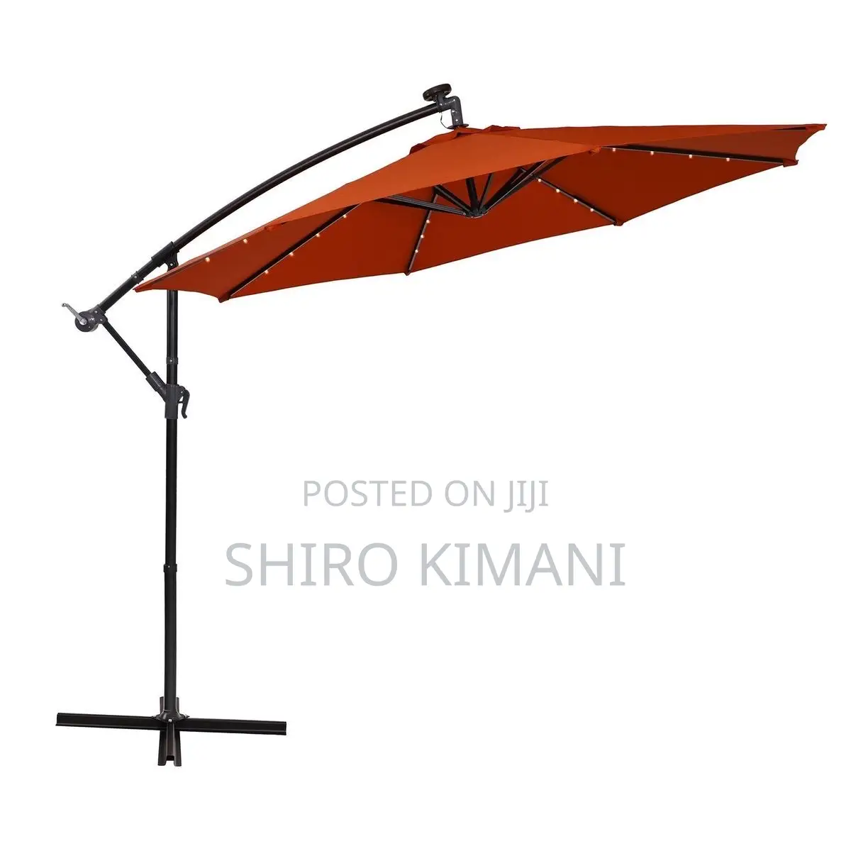 Parasol Umbrella With Lights for Outdoor