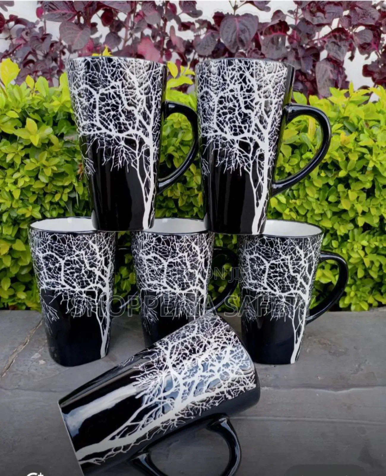 Tree Mugs- 6 Pieces