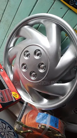 Silver 15" Rim Top Designed Caps