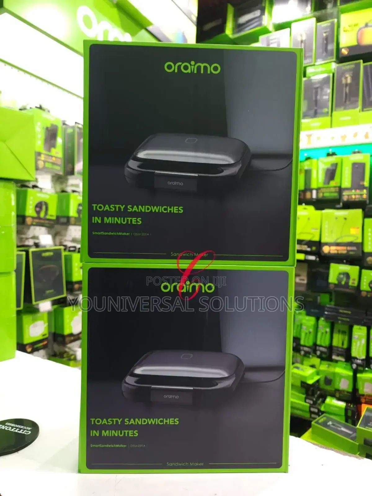 Oraimo Smart Sandwich Maker OSM-201A 750W Sandwich Maker