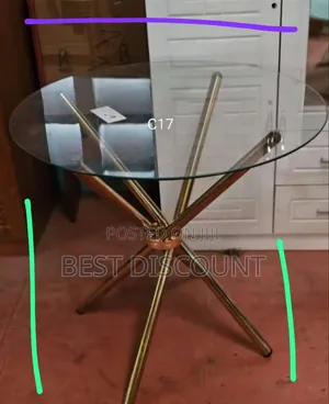 Outdoor Table (Gold Stands)
