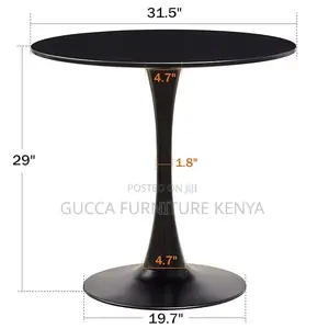 Dining Tables: Modern Round Dining Table With Pedestal Base