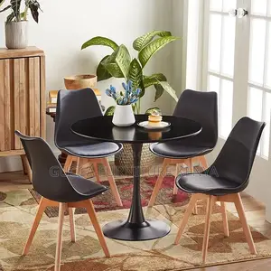 Dining Tables: Modern Round Dining Table With Pedestal Base