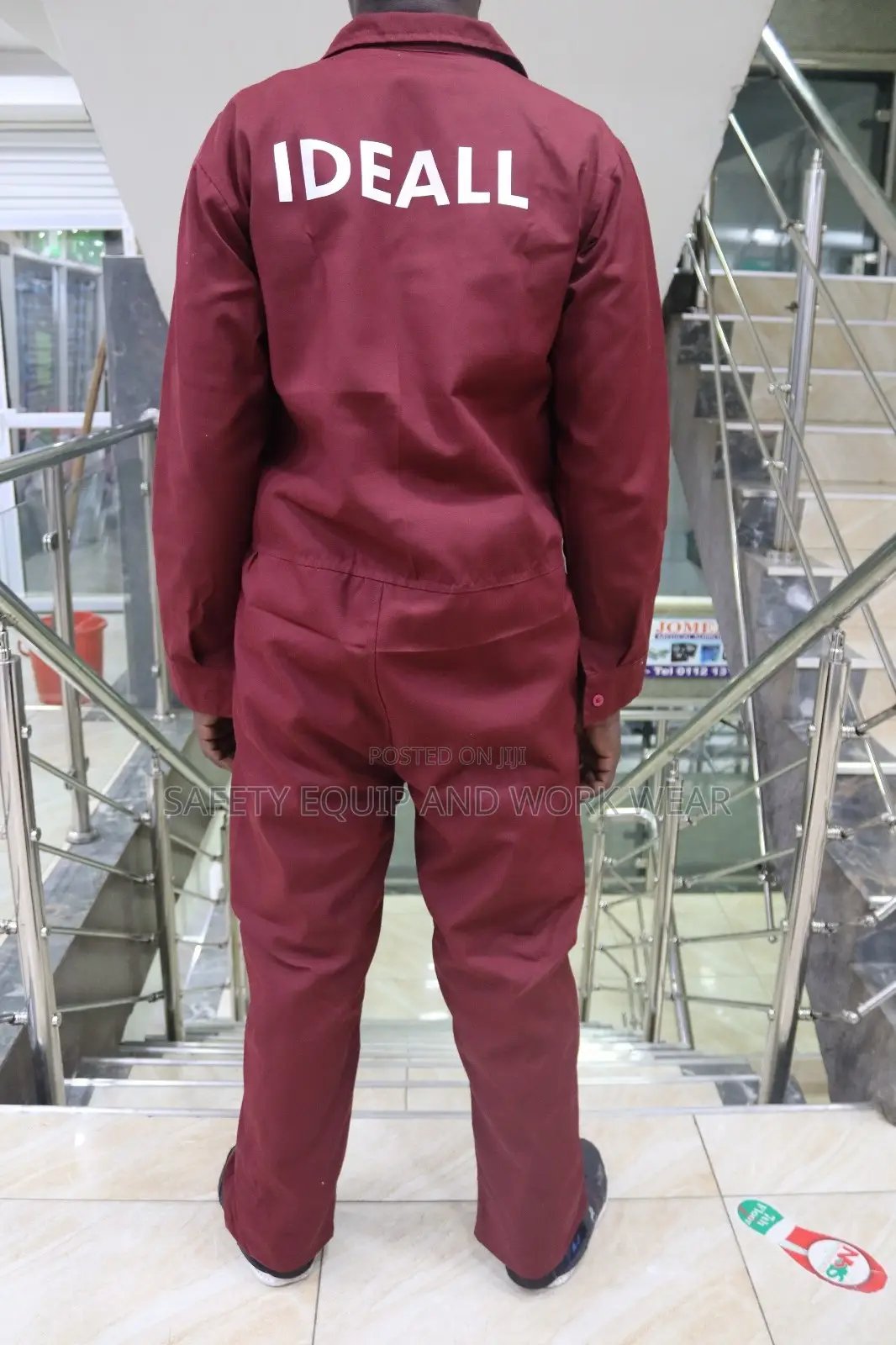 Durable Overall- Maroon