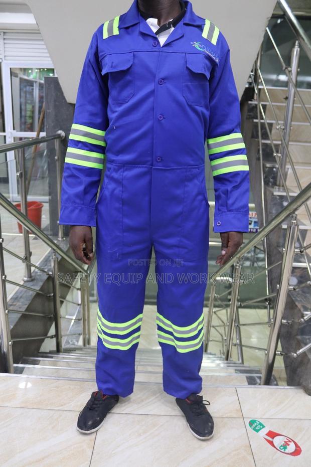Industrial Reflective Overalls-blue