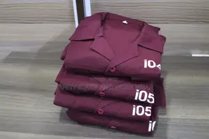 Safety Overall Branded Maroon