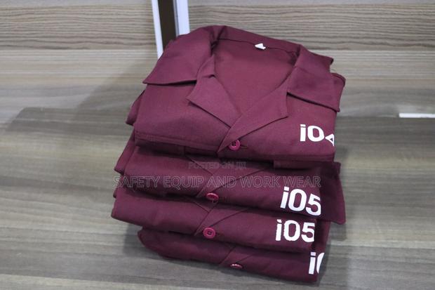 Safety Overall Branded Maroon - thumbnail 2