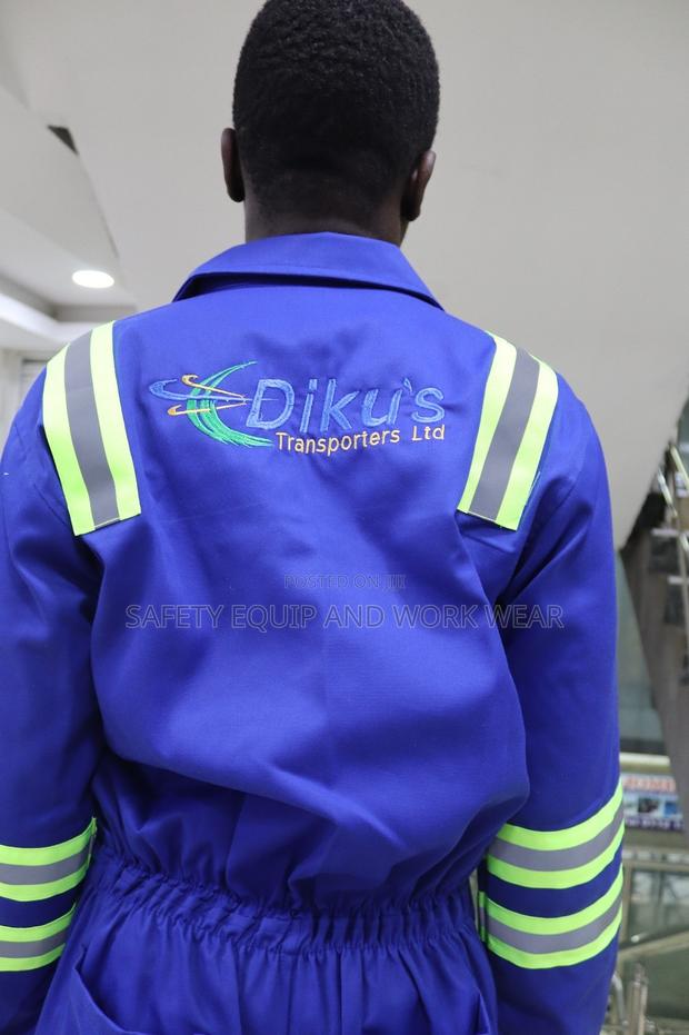 High Visibility Reflective Overall-blue - thumbnail 2