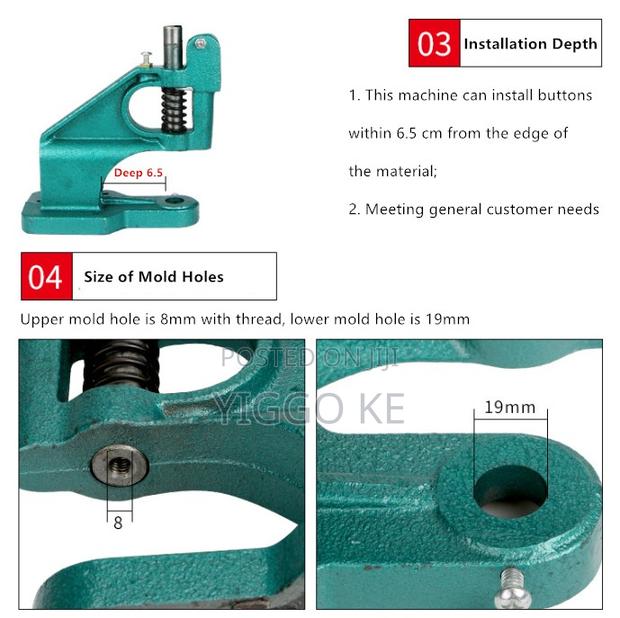 Manual Eyelet Machine - Brand New Hot Selling - thumbnail 5