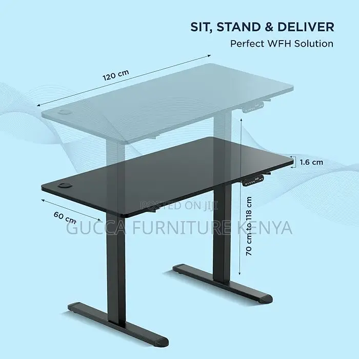 Office Tables:1200mm Electric Height Adjustable Desk