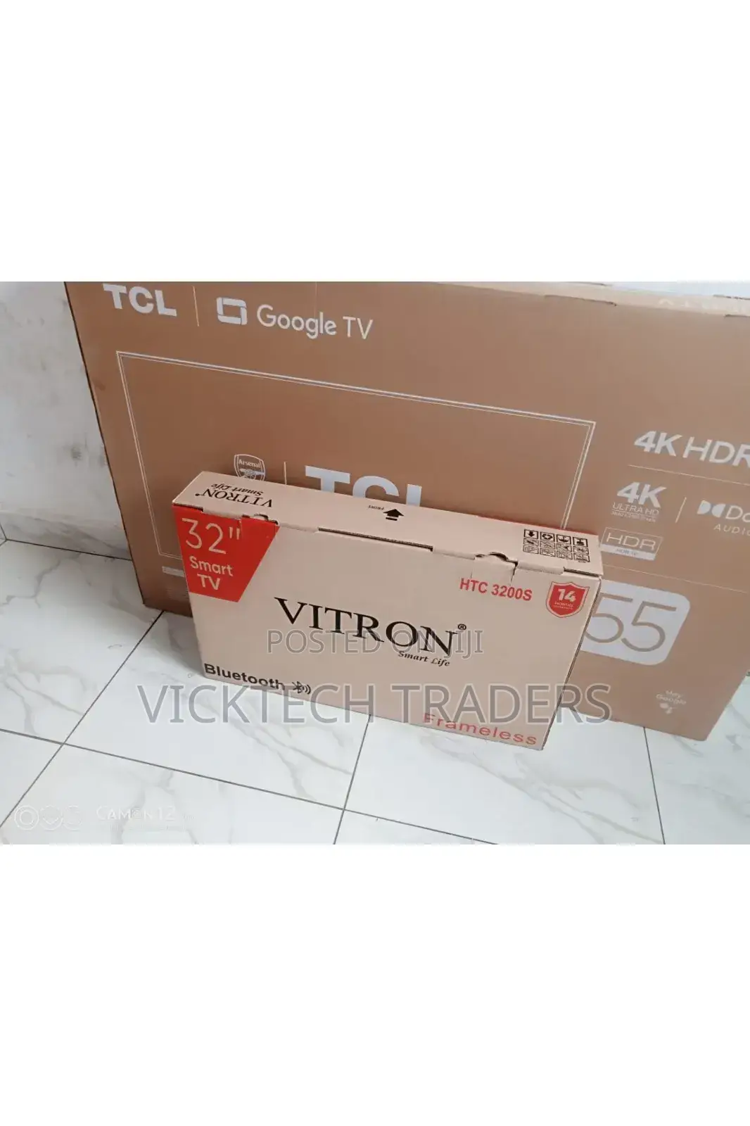 32" Vitron Smart, Android and Frameless TV*