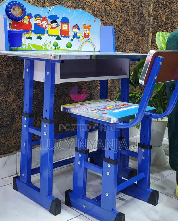 Blue Kids Study Tables; - main view