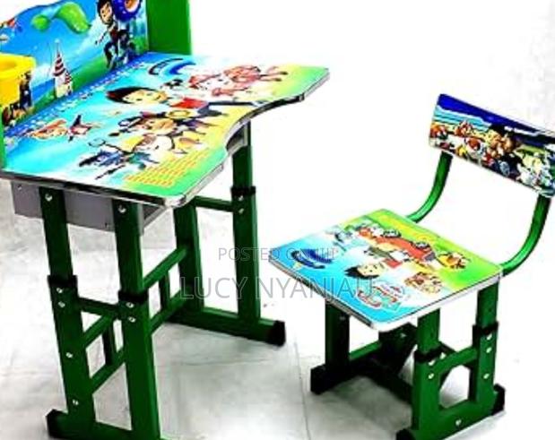 Kids Study Table, Study Desk With Chair - main view