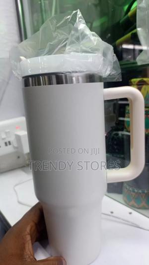 White Stainless Steel Insulated Thermo Cup - thumbnail 2