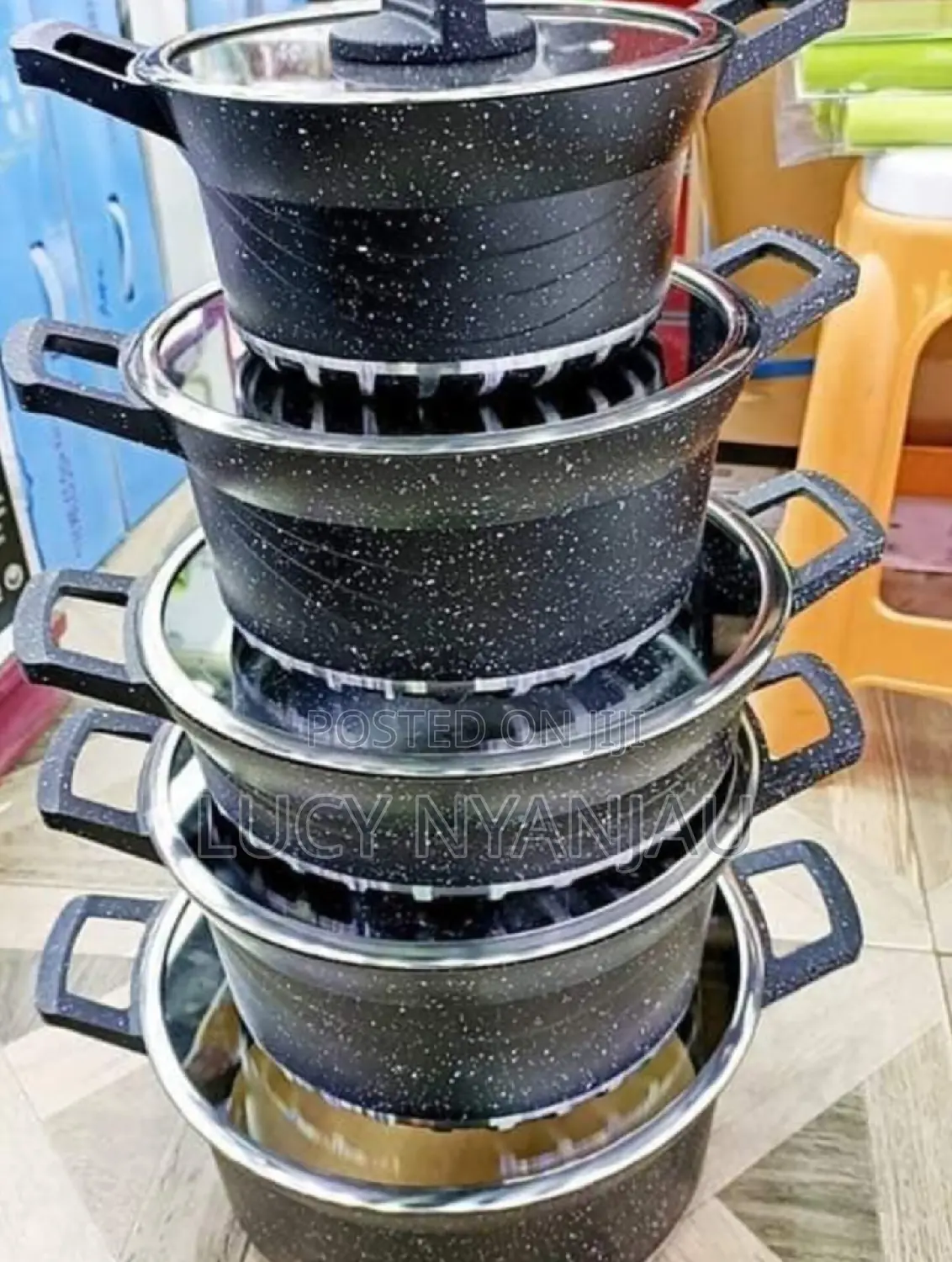 10pcs New Bosch Granite Coating Cookware