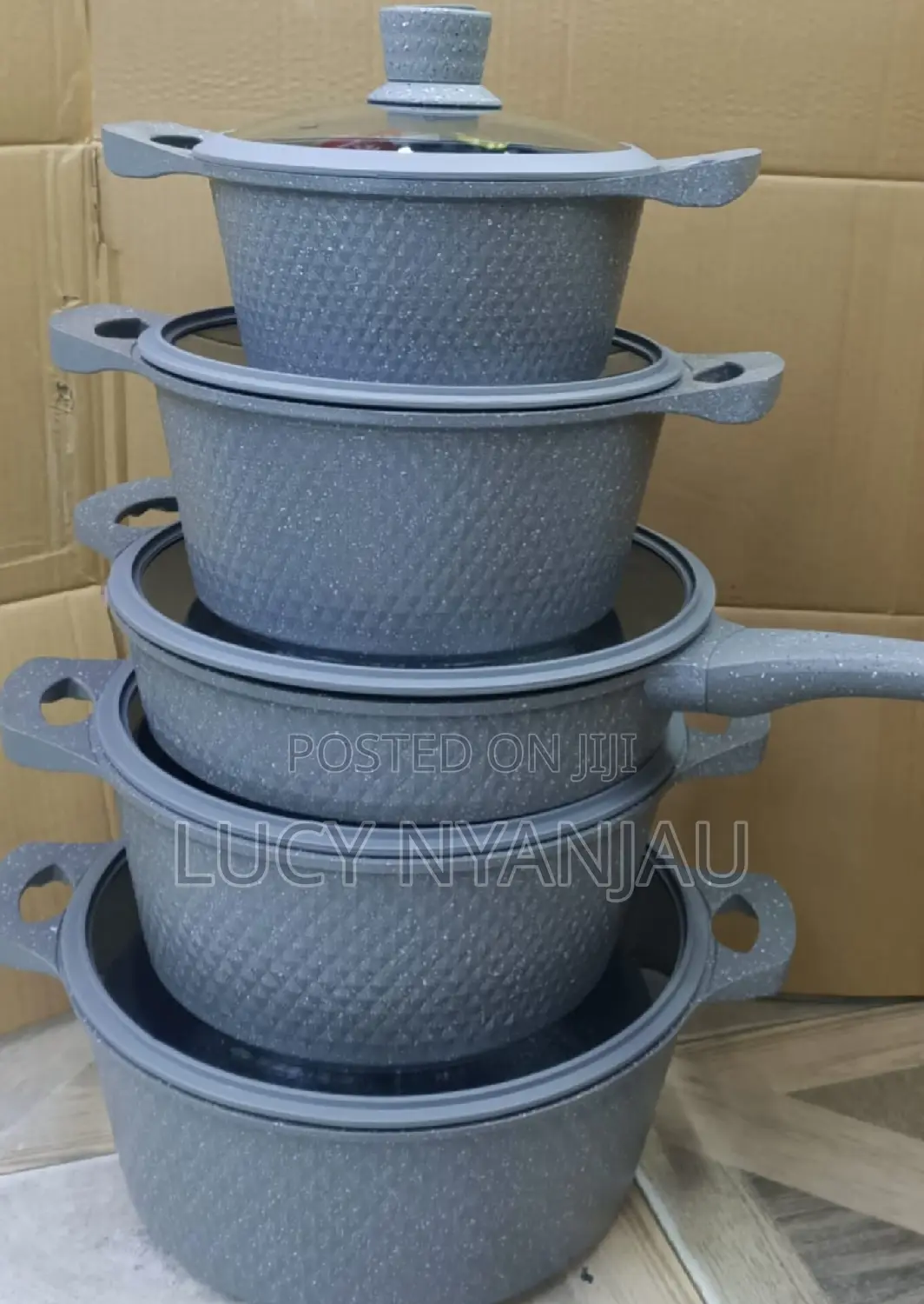 Nonstick Cookware Set Heavy Duty 10pcs Cookware