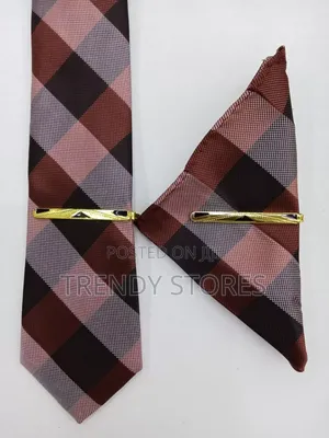 Premium Silk Tie With Pocket Square