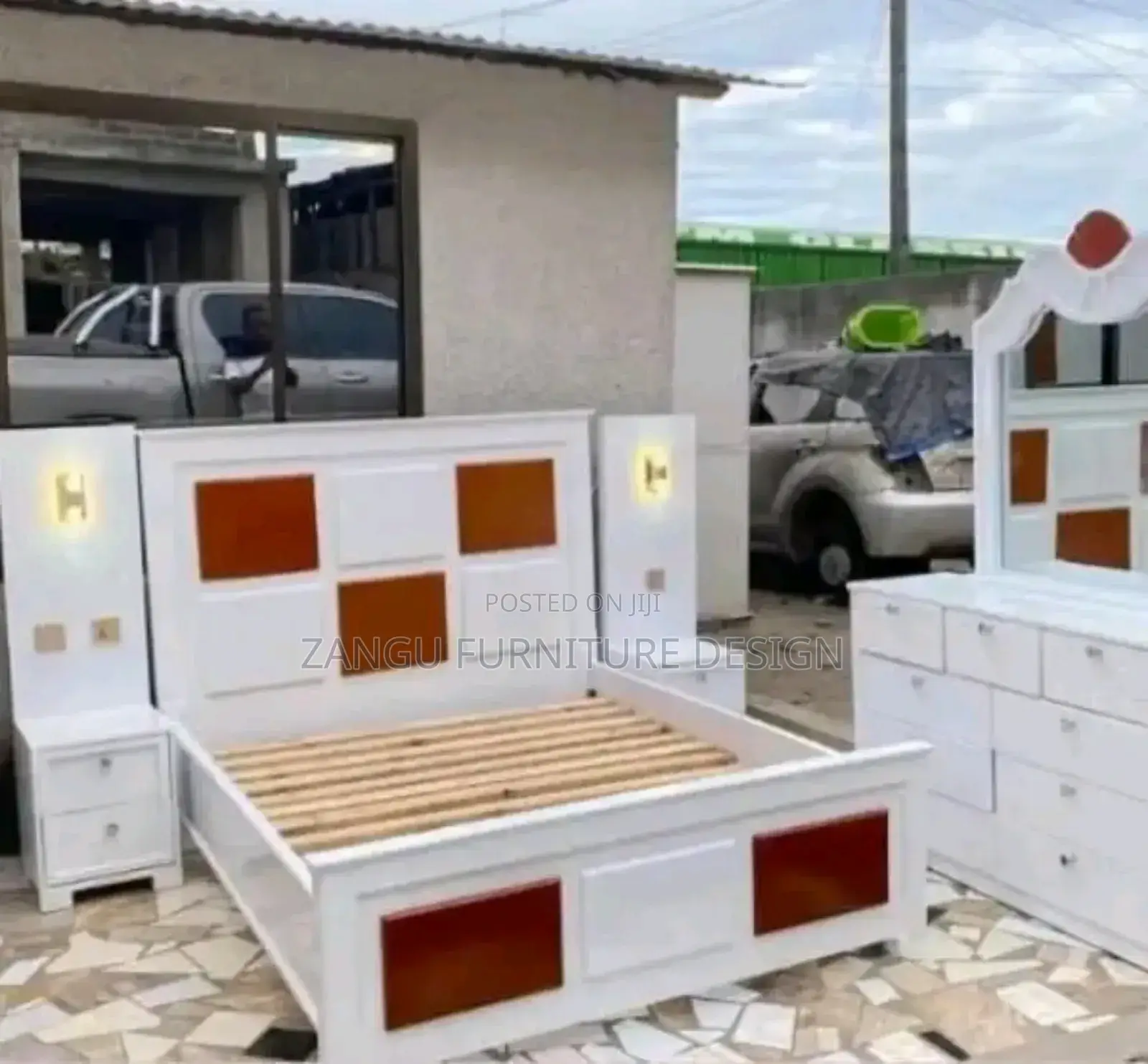 Fitty Beds 5 by 6 (Side Cabinets 8500/- At )