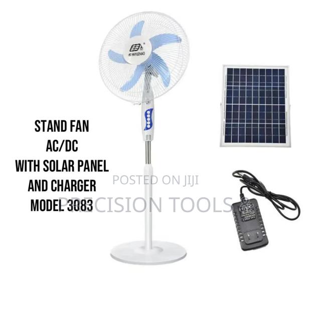 Solar Charged Stand Fan 3082