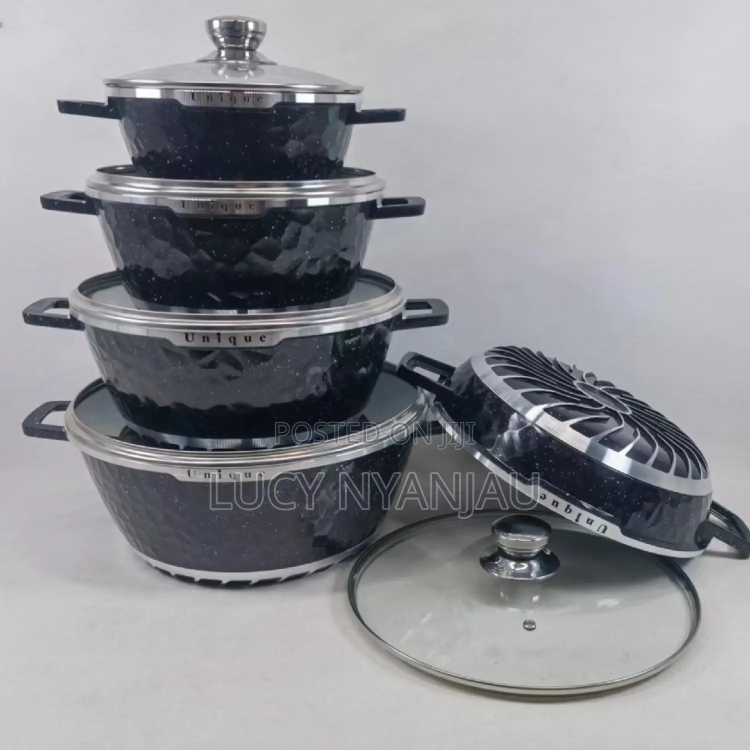Premium Heavy 10pcs Casserole Stainless Cookware