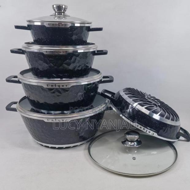 Premium Heavy 10pcs Casserole Stainless Cookware - main view